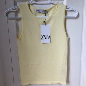 Zara Yellow tank top